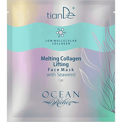 Топечка колагенска лифтинг маска за лице со морски алги